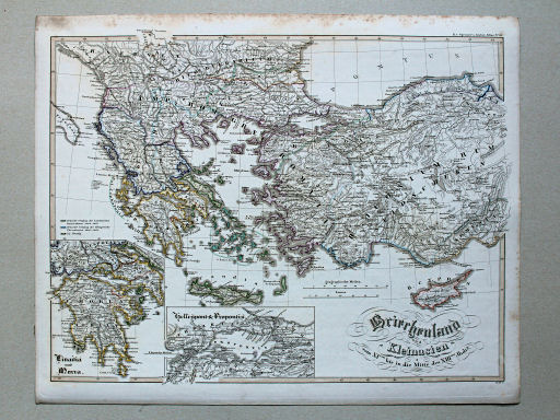 von Spruners Atlas zur Geschichte der Staaten Europas, 1846
61. Griechenland und Kleinasien vom XIten bis in die Mitte des XIIIten Jhdts.