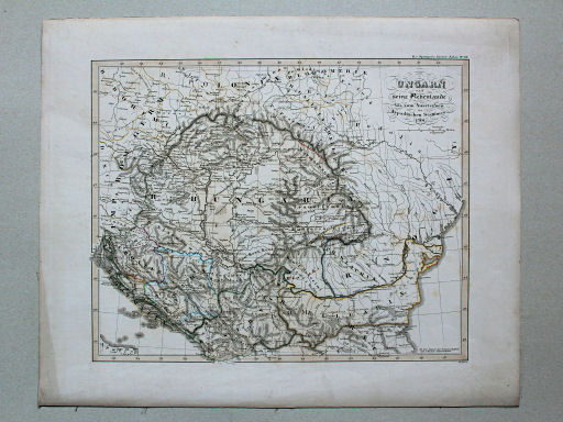 von Spruners Atlas zur Geschichte der Staaten Europas, 1846
66. Ungarn und seine Nebenlande bis zum Aussterben des Arpadischen Stammes 1301