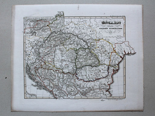 von Spruners Atlas zur Geschichte der Staaten Europas, 1846
68. Ungarn und seine südlichen Nachbarländer seit 1526