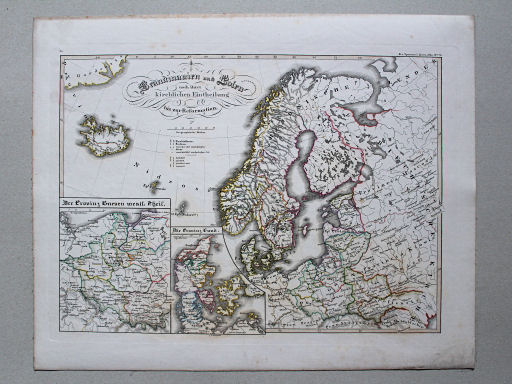 von Spruners Atlas zur Geschichte der Staaten Europas, 1846
71. Scandinavien und Polen nach ihrer kirchlichen Eintheilung bis zur Reformation