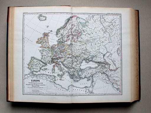 Spruner-Menke, Hand-Atlas Mittelalter neuere Zeit, 1880
9. Europa vom Westfälischen Frieden 1648 bis zur Zersplitterung der grossen spanischen Monarchie, 1700 (Zeitraum der Übermacht Frankreichs)