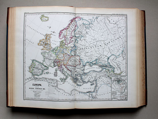 Spruner-Menke, Hand-Atlas Mittelalter neuere Zeit, 1880
12. Europa nach dem Wiener Congress 1815