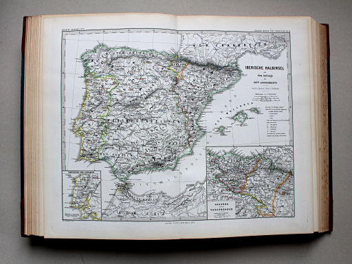 Spruner-Menke, Hand-Atlas Mittelalter neuere Zeit, 1880
19. Iberische Halbinsel seit dem Anfange des XVIten Jahrhunderts
