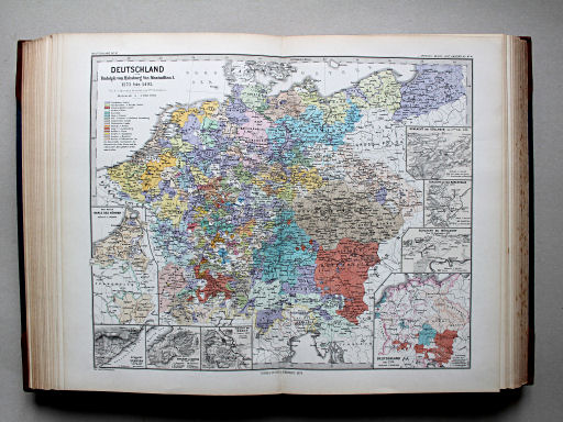 Spruner-Menke, Hand-Atlas Mittelalter neuere Zeit, 1880
41. Deutschland von Rudolf von Habsburg bis Maximilian I. 1273 bis 1492