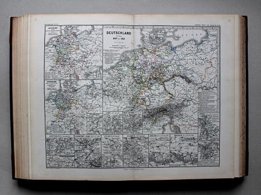 Spruner-Menke, Hand-Atlas Mittelalter neuere Zeit, 1880
48. Deutschland von Ende 1807 bis 1815