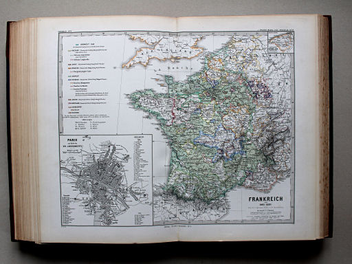 Spruner-Menke, Hand-Atlas Mittelalter neuere Zeit, 1880
54. Frankreich von 1461-1610