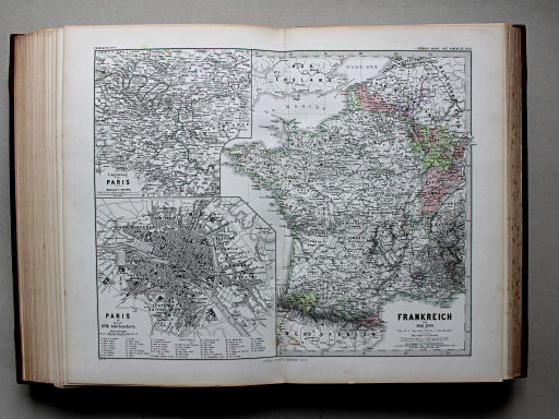 Spruner-Menke, Hand-Atlas Mittelalter neuere Zeit, 1880
55. Frankreich von 1610-1790