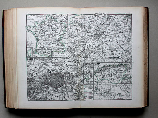 Spruner-Menke, Hand-Atlas Mittelalter neuere Zeit, 1880
57. Frankreich von 1815 bis 1871