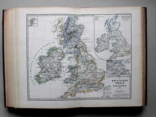 Spruner-Menke, Hand-Atlas Mittelalter neuere Zeit, 1880
58. Die Britischen Inseln bis auf Wilhelm den Eroberer 1066