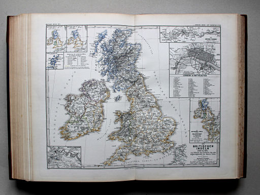 Spruner-Menke, Hand-Atlas Mittelalter neuere Zeit, 1880
59. Die Britischen Inseln 1066 bis 1485, von Wilhelm dem Eroberer bis zum Regierungsantritt des Hauses Tudor.