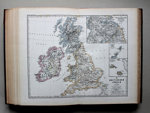 Spruner-Menke, Hand-Atlas Mittelalter neuere Zeit, 1880
61. Die Britischen Inseln von 1485 bis 1830