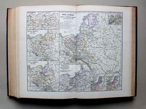 Spruner-Menke, Hand-Atlas Mittelalter neuere Zeit, 1880
69. Polen, Litthauen und das Gebiet des Deutschen Ordens in den Jahren 1386-1480