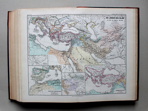Spruner-Menke, Hand-Atlas Mittelalter neuere Zeit, 1880
82. Die Länder des Islâm zur Zeit der Bûjiden 945-1055