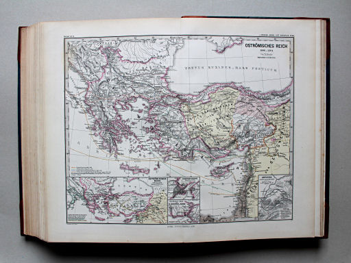 Spruner-Menke, Hand-Atlas Mittelalter neuere Zeit, 1880
84. Oströmisches Reich 1096-1204