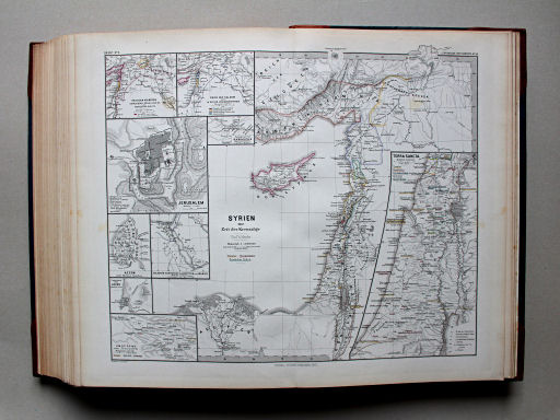 Spruner-Menke, Hand-Atlas Mittelalter neuere Zeit, 1880
85. Syrien zur Zeit der Kreuzzüge