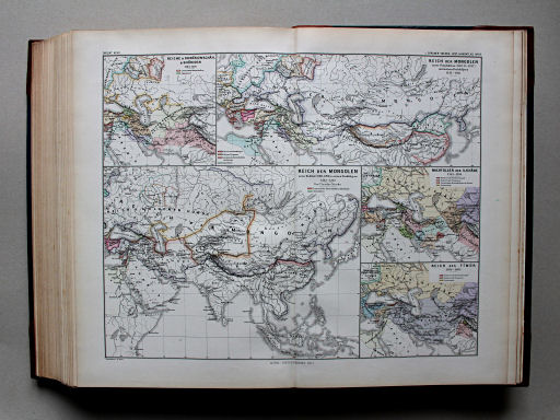 Spruner-Menke, Hand-Atlas Mittelalter neuere Zeit, 1880
87. Reich der Mongolen unter Kubilai (1260-1294) und seinen Nachfolgern 1262-1342
