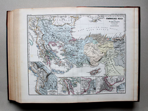Spruner-Menke, Hand-Atlas Mittelalter neuere Zeit, 1880
89. Osmânisches Reich und Nachbarländer 1391 bis 1452