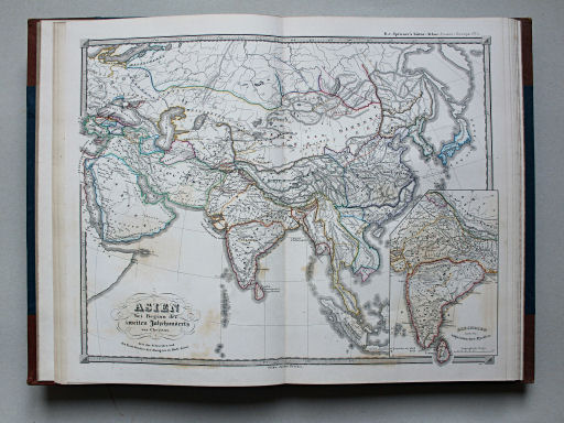 von Spruners Atlas zur Geschichte Asiens etc. 1855
1. Asien bei Beginn des zweiten Jahrhunderts vor Christus