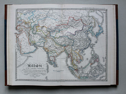 von Spruners Atlas zur Geschichte Asiens etc. 1855
8. Asien im XVten und XVIten Jahrhundert