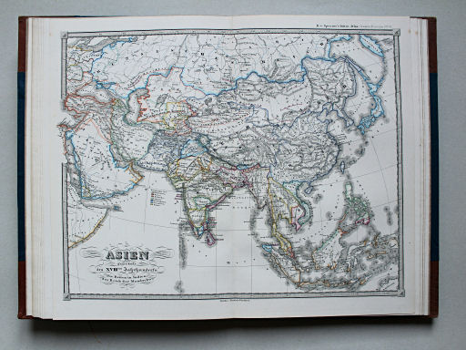 von Spruners Atlas zur Geschichte Asiens etc. 1855
10. Asien gegen Ende des XVIIIten Jahrhundert's