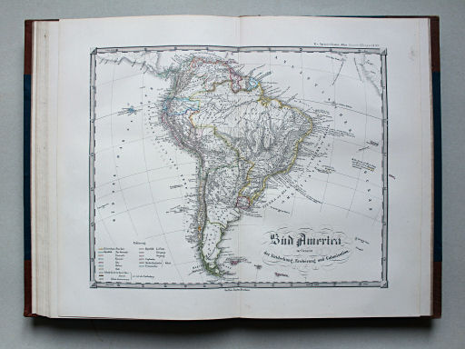 von Spruners Atlas zur Geschichte Asiens etc. 1855
15. Süd-America zur Übersicht der Entdeckung, Eroberung und Colonisation