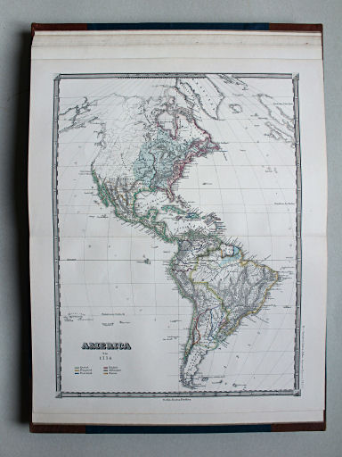 von Spruners Atlas zur Geschichte Asiens etc. 1855
16. America bis 1776