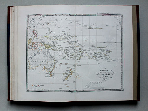 von Spruners Atlas zur Geschichte Asiens etc. 1855
18. Australia und Polynesia zur Übersicht der Entdeckung und Colonisation