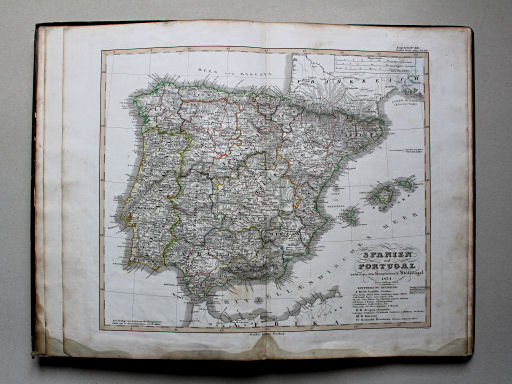 Stieler's Hand-Atlas der Aarde, 1852
4. Spanje en Portugal