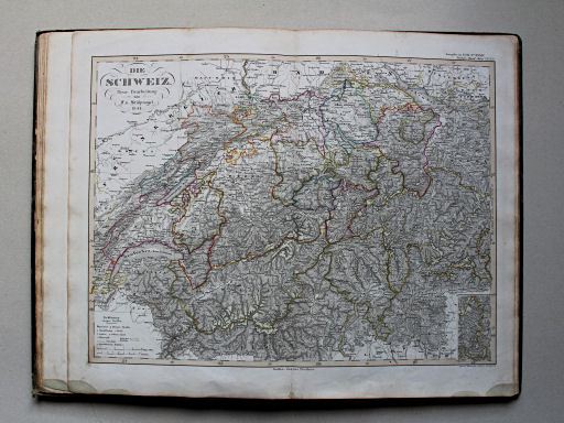 Stieler's Hand-Atlas der Aarde, 1852
10. Zwitserland