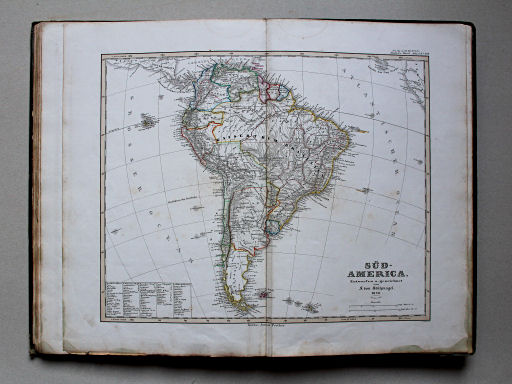 Stieler's Hand-Atlas der Aarde, 1852
20. Zuid-Amerika