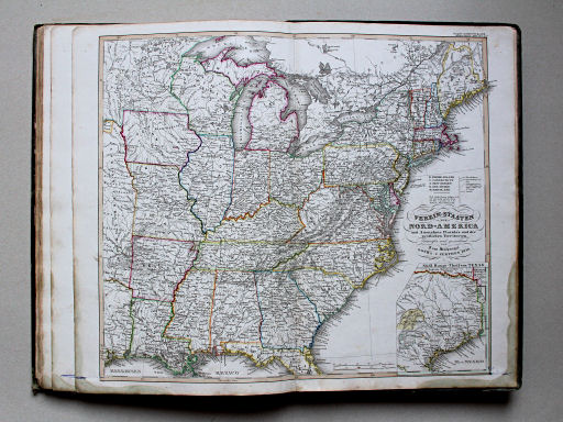 Stieler's Hand-Atlas der Aarde, 1852
21. De Verenigde Staten van Noord-Amerika