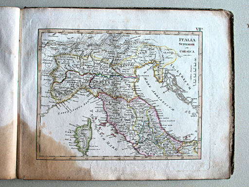 Schul-Atlas der alten Welt, 1829
VIIa. Italia superior et Corsica