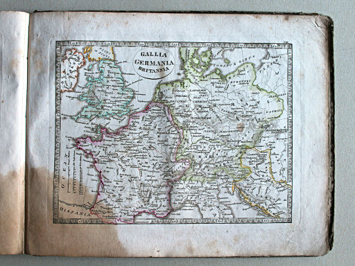 Schul-Atlas der alten Welt, 1829
VIII. Gallia, Germania, Britannia