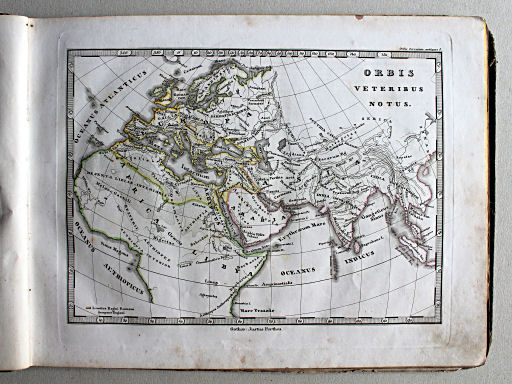 Schul-Atlas der alten Welt, 1846
I. Orbis veteribus notus