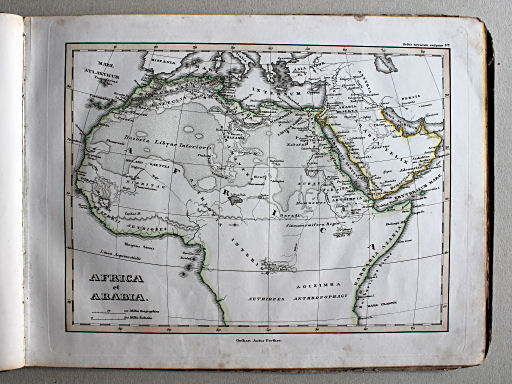 Schul-Atlas der alten Welt, 1846
Va. Africa et Arabia