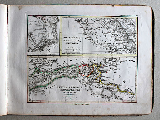 Schul-Atlas der alten Welt, 1846
Vb. Carthago – Pasitigris – Africa propria