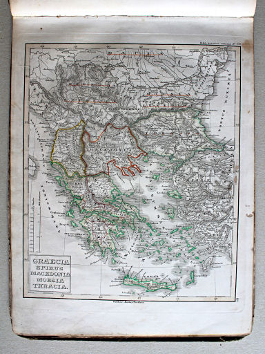 Schul-Atlas der alten Welt, 1846
VIa. Graecia, Epirus, Macedonia, Moesia, Thracia