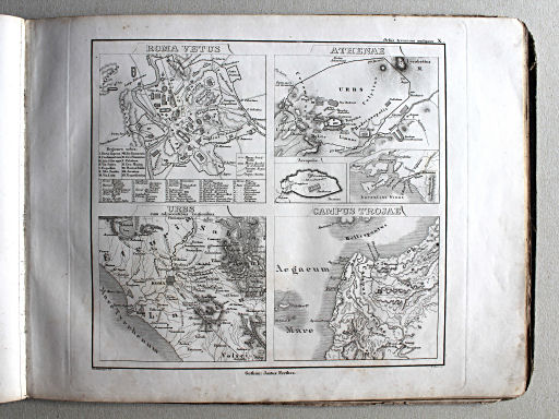Schul-Atlas der alten Welt, 1846
X. Roma vetus – Athenae – ...