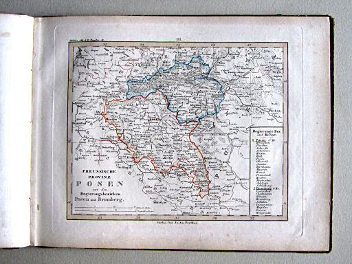 Kleiner Atlas der Deutschen Bundes-Staaten, 1838
3. Preussische Provinz Posen