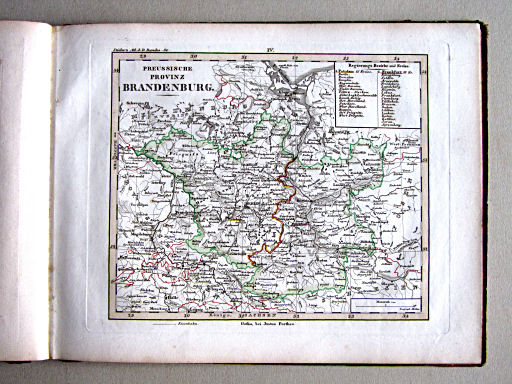 Kleiner Atlas der Deutschen Bundes-Staaten, 1838
4. Preussische Provinz Brandenburg