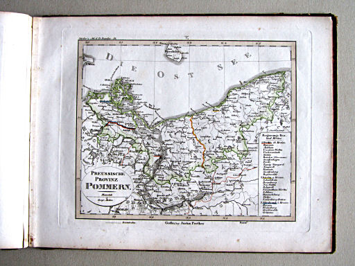 Kleiner Atlas der Deutschen Bundes-Staaten, 1838
5. Preussische Provinz Pommern