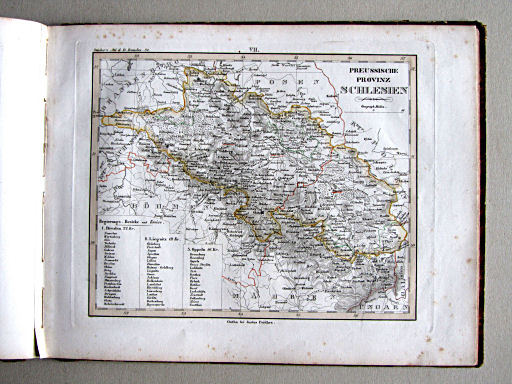 Kleiner Atlas der Deutschen Bundes-Staaten, 1838
7. Preussische Provinz Schlesien