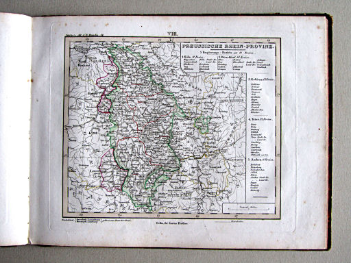 Kleiner Atlas der Deutschen Bundes-Staaten, 1838
8. Preussische Rhein-Provinz