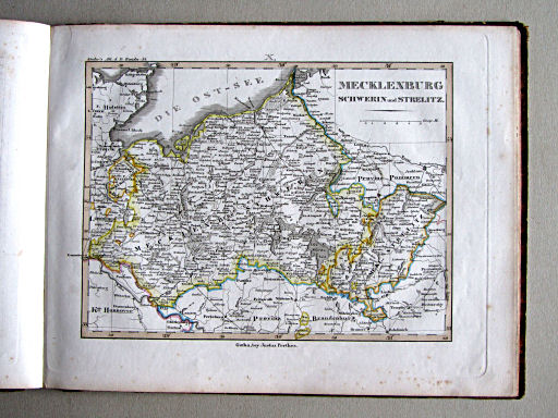 Kleiner Atlas der Deutschen Bundes-Staaten, 1838
10. Mecklenburg Schwerin und Strelitz