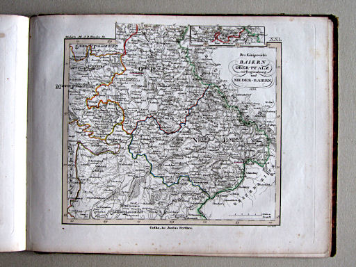 Kleiner Atlas der Deutschen Bundes-Staaten, 1838
21. Des Königreich's Baiern Ober-Pfalz mit Regensburg und Nieder-Baiern