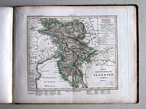 Kleiner Atlas der Deutschen Bundes-Staaten, 1838
26. Das Königreich Illyrien