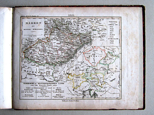 Kleiner Atlas der Deutschen Bundes-Staaten, 1838
29. Mähren mit oesterr. Schlesien