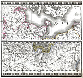 Stielers Atlas von Deutschland 1867
3a. Schleswig
3b. Verona