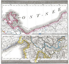 Stielers Atlas von Deutschland 1867
4a. Stralsund
4b. Triest