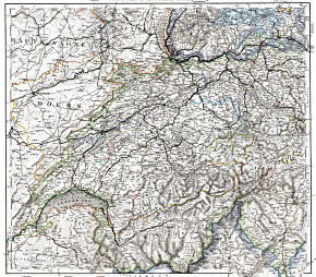Stielers Atlas von Deutschland 1867
22. Bern